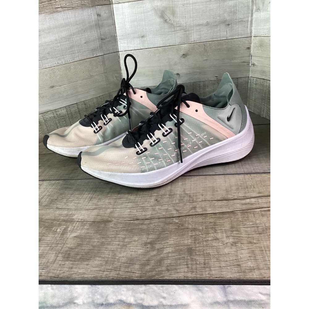 Nike EXP-X14 Womens Running Shoes Mica‎ Green Storm Pink AO3170-300 Size 9